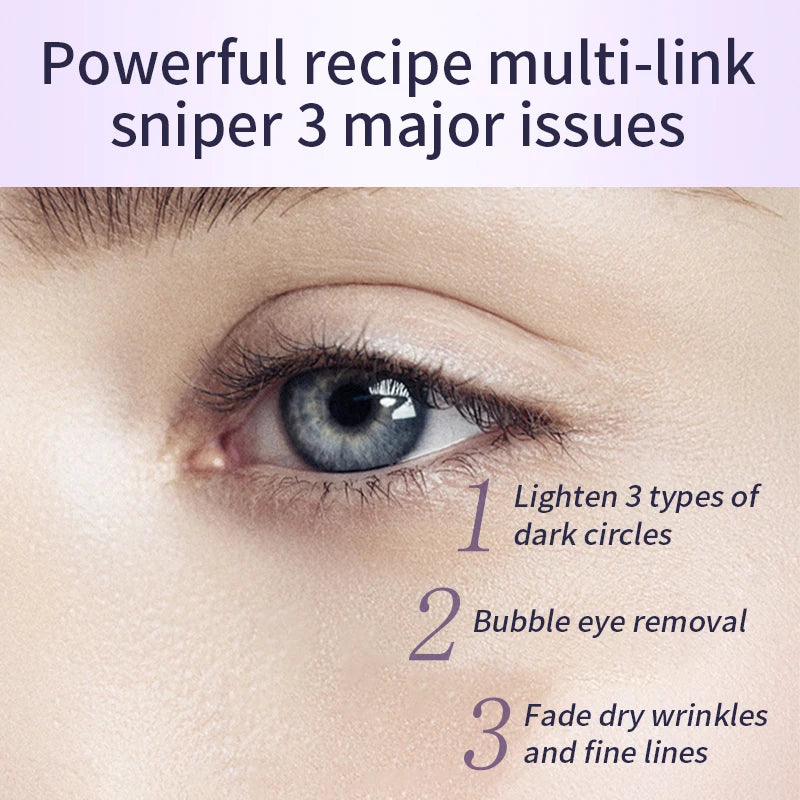 Anti-Aging Eye Cream Roller with Hyaluronic Acid for Dark Circles and Puffiness Reduction
