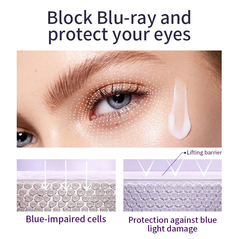 Anti-Aging Eye Cream Roller with Hyaluronic Acid for Dark Circles and Puffiness Reduction