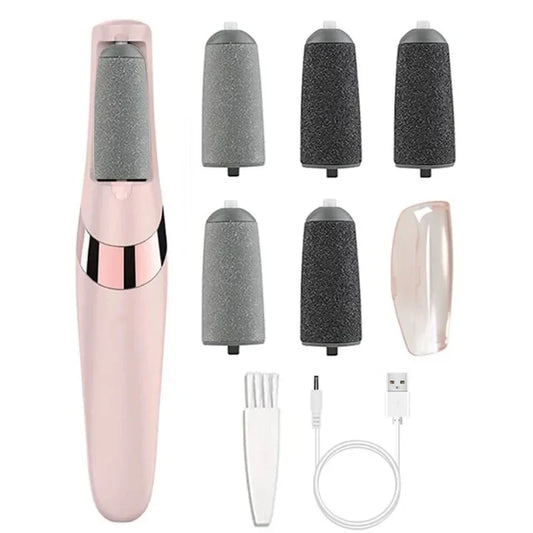 SoleSmooth Pro – Pink Electric Foot File & Callus Remover